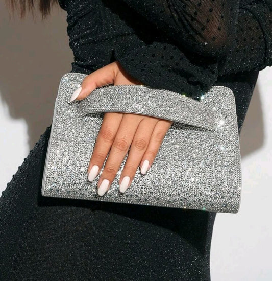 Luxe Shimmer Clutch Bag