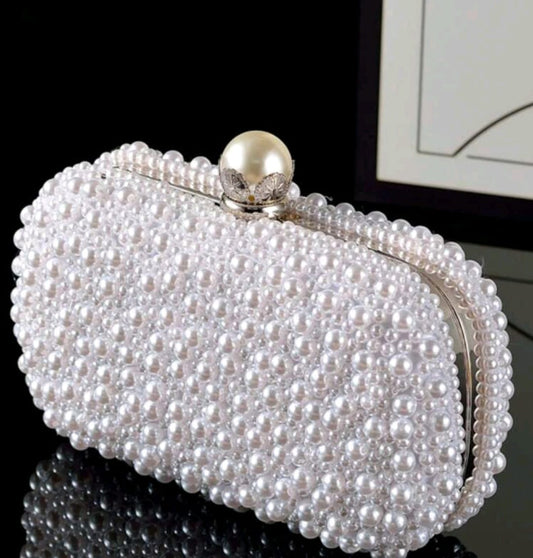 Pearls on Pearls Clutch Purse