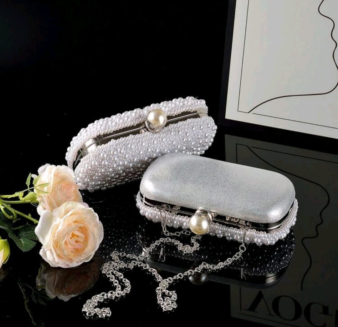 Pearls on Pearls Clutch Purse