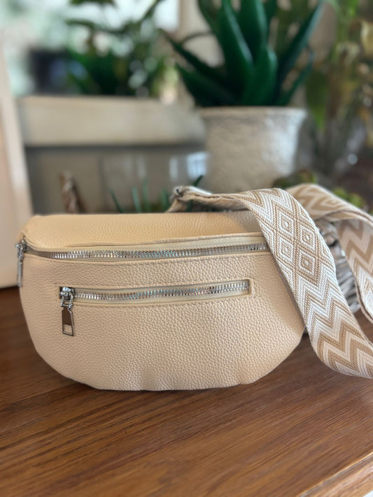 Crossbody Bag- Cream